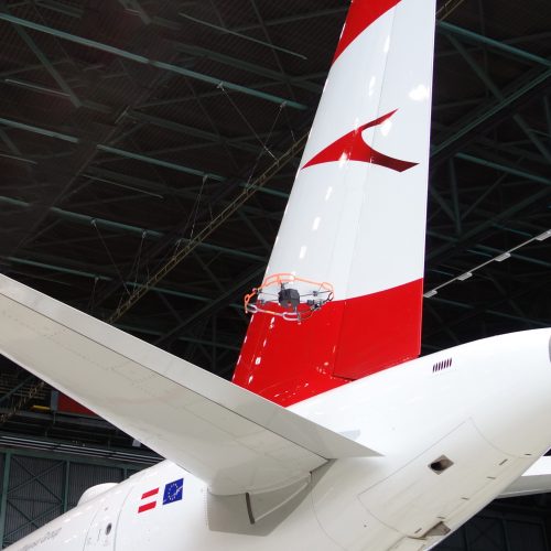 Austrian Airlines using Donecle’s drone to inspect its aircraft fleet