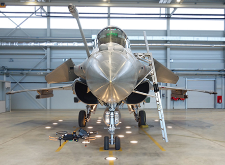 Rafale dent inspection with a Donecle Drone