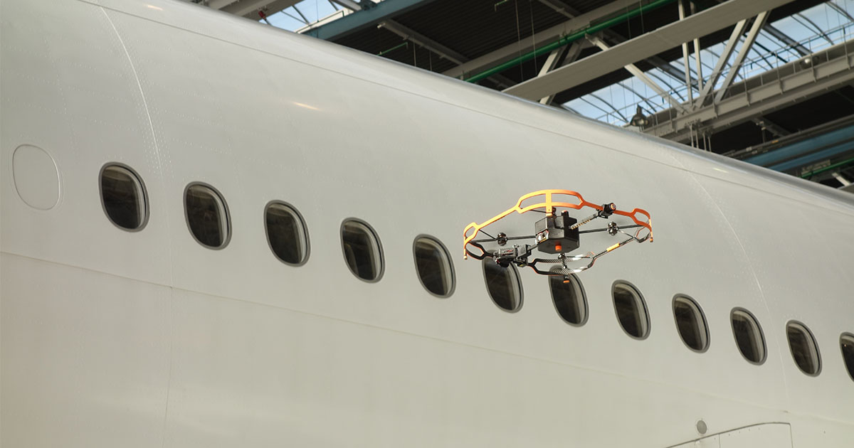 LOTAMS deploys Donecle drones to accelerate aircraft inspections.